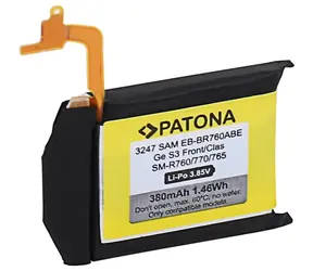 PATONA baterie pro chytré hodinky Samsung Gear S3 380mAh