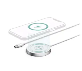 Hama MagCharge FC15 / bezdrátová nabíječka / Qi 15W / MagSafe