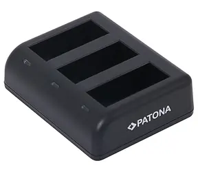 PATONA nabíječka pro digitální kameru Triple GoPro Hero 9 / Hero 10 / Hero 11 / AHDBT901
