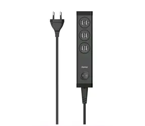 Hama USB nabíječka kabelová černá / 6x USB-A / 34W