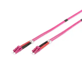 DIGITUS Fiber Optic Patch Cord / LC to LC Multimode 50 125 µ 2 m / Duplex