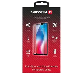 SWISSTEN FULL GLUE COLOR FRAME CASE FRIENDLY sklo pro SAMSUNG GALAXY A34 5G černá