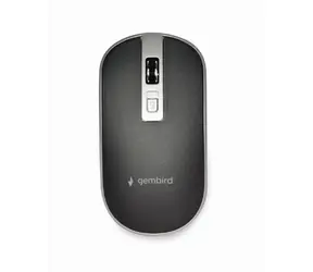 Gembird MUSW-4B-06-WS černá / bezdrátová optická myš / 1600 DPI / USB