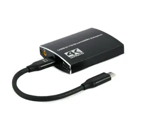 Gembird adaptér USB Typ-C (M) na 2x HDMI (F) 0.15m