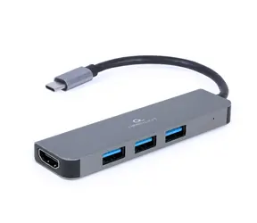 Gembird A-CM-COMBO2-01 / HUB 2V1 / HDMI / USB-A 