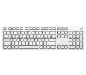 DELL KB-216 GER bílá / Multimediální klávesnice / GER / QWERTZ / USB