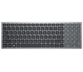 DELL KB-740 US šedá / Bezdrátová klávesnice / US / QWERTY / USB / Bluetooth