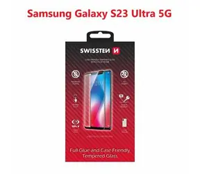 SWISSTEN FULL GLUE COLOR FRAME CASE FRIENDLY sklo pro SAMSUNG S918B GALAXY S23 ULTRA 5G černá