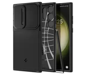 Spigen Optik Armor ochranný kryt pro Samsung Galaxy S23 Ultra černá 