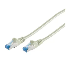 OEM Patch kabel CAT6a RJ45 S/FTP 0.25m šedá