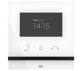 2N ATEUS-91378501WH Indoor Compact bílá / vnitřní video jednotka / 4.3" barevný displej / HD audio / PoE,