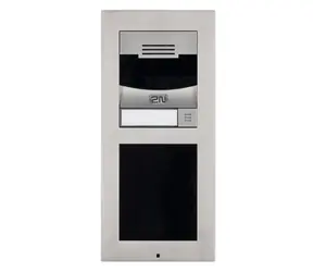 2N ATEUS-9155101 IP Verso nikl - dveřní interkom / 1 tl. / bez kamery