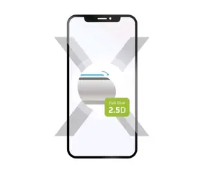 FIXED Full-Cover Ochranné tvrzené sklo pro Honor X7a černá / lepení přes celý displej