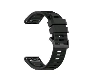 FIXED Silicone Strap Silikonový řemínek pro Garmin QuickFit 26mm černá