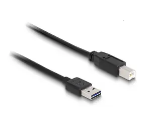 Delock Easy USB Kabel A - B St/St 3.00m černá