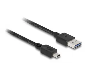 Delock Kabel EASY USB 2.0 A (M) - USB 2.0 Mini-B (M) 5 m černá