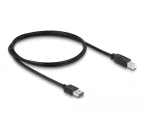 Delock Kabel USB 3.0 A (M) - USB 3.0 B (M) 1m černá