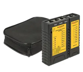 Delock Kabelový testr RJ45 + RJ12 + PoE