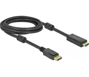 Delock Kabel z Active DisplayPort 1.2 - HDMI 3m černá / 4K / 60 Hz