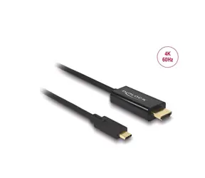 Delock Kabel USB Type-C (M) - HDMI (M) 3m černá / DP Alt Mód / 4K / 60Hz 
