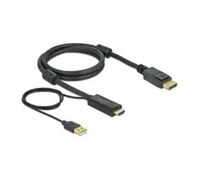 Delock Kabel HDMI - DisplayPort 1m černá / 4K / 30 Hz