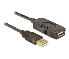 Delock USB 2.0 prodlužovací kabel - aktivní 15m černá 