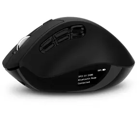CONNECT IT CMO-4400-BK FOR HEALTH DualMode černá / Bezdrátová optická myš / 2400DPI / 6 tlačítek / 1xAA