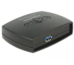 Delock Přepínač USB 3.0 4 – 1 černá