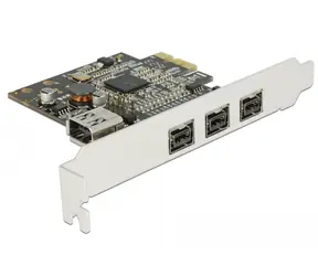 Delock PCI Express Karta - 3 x externí FireWire B + 1 x interní FireWire A