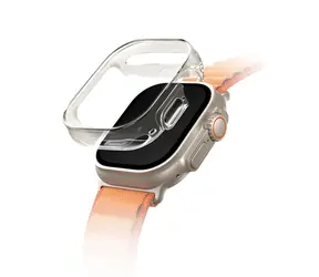 Uniq Garde Hybrid pouzdro pro Apple Watch s ochranným sklem 49MM čirá