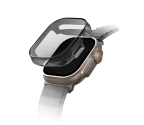 Uniq Garde Hybrid pouzdro pro Apple Watch s ochranným sklem 49MM šedá