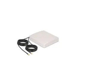 Delock LTE MIMO Antenna 2 x SMA Plug 8 dBi directional with connection cable RG-58 10m bílá