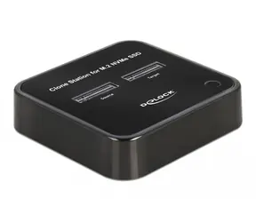 Delock Dokovací stanice M.2 pro 2 x SSD M.2 NVMe PCIe s funkcí klonování černá
