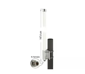 Delock LoRa 868 MHz Antenna N Jack 8 dBi 147.4cm bílá