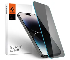 Spigen Glass tR Slim HD Anti-Glare Privacy ochrané sklo pro Apple iPhone 14 Pro Max 