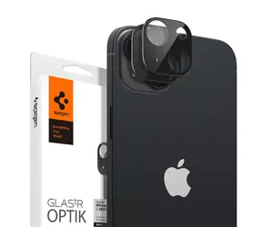 Spigen Glass Optik ochranné sklo na fotoaparát pro Apple iPhone 14/iPhone 14 Plus 2ks černá
