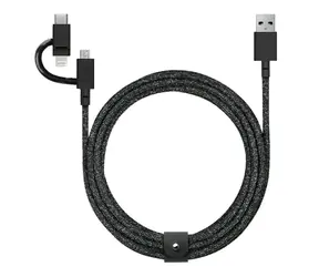 Native Union Belt Universal Cable USB-C/Lightning 1.5m černá