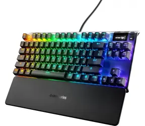 SteelSeries Apex 7 TKL - Red (US) černá / Herní klávesnice / Mechanická / QX2 Red / RGB podsvícení / US layout