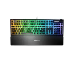 SteelSeries Apex 3 černá / Herní klávesnice / Membránová / RGB podsvícení / DE layout