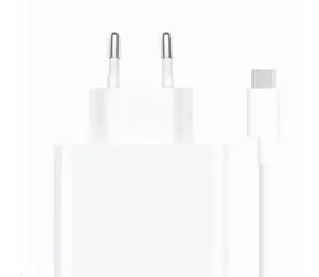 Xiaomi 120W Charging Combo bílá / Nabíječka s USB portem a napájecím kabelem / 5V / 6A