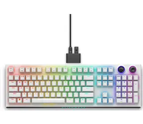 DELL Alienware AW920K bílá / Bezdrátová herní klávesnice / Mechanická / Cherry MX Red / BT 5.1 / 2.4 GHz