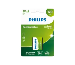 Philips baterie 9V Rechargeable - 1ks
