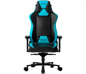 Lorgar Base 311 černo-modrá / Herní židle / nastavitelná / syntetická kůže / pojezdová kolečka / nosnost  150 kg