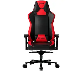 Lorgar Base 311 černo-červená / Herní židle / nastavitelná / syntetická kůže / pojezdová kolečka / nosnost  150 kg