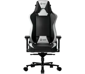 Lorgar Base 311 černo-bílá / Herní židle / nastavitelná / syntetická kůže / pojezdová kolečka / nosnost  150 kg