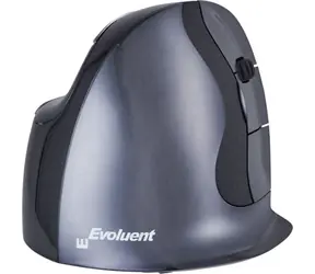 Evoluent Wireless VerticalMouse D šedá (M) / Ergonomická myš / Bezdrátová / pouze pro praváky