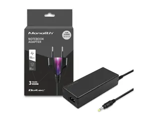 Qoltec 51038 Napájecí adaptér pro Huawei 65W černá / 19V / 3.42A / 4.0x1.7