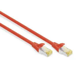 Digitus DK-1644-010-R-10 síťový kabel Cat6 S/FTP 1 m červená 10 ks