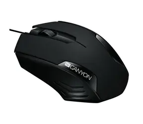 CANYON CNE-CMS02B černá / drátová USB myš / 3 tlačítka / 1000 dpi