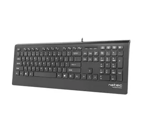 Natec Barracuda černá / klávesnice / drátová (USB) / US 